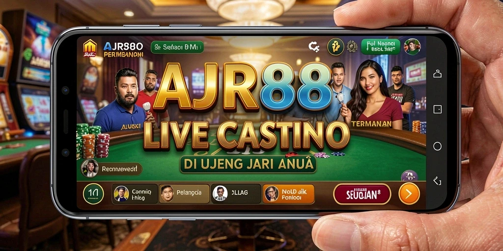 Tampilan gameplay Live Casino yang mengasyikkan di AJR88.