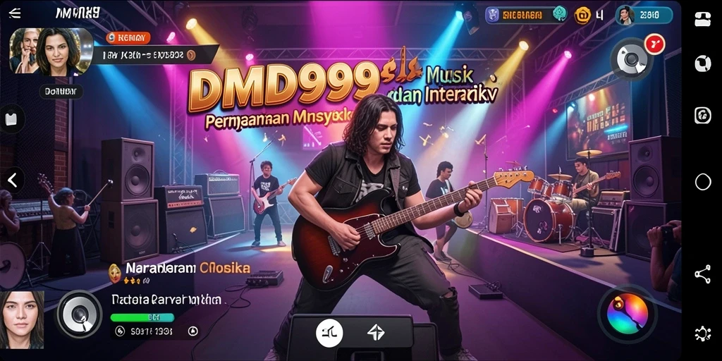 Tampilan menarik dari gameplay DMD999 yang interaktif dan edukatif.