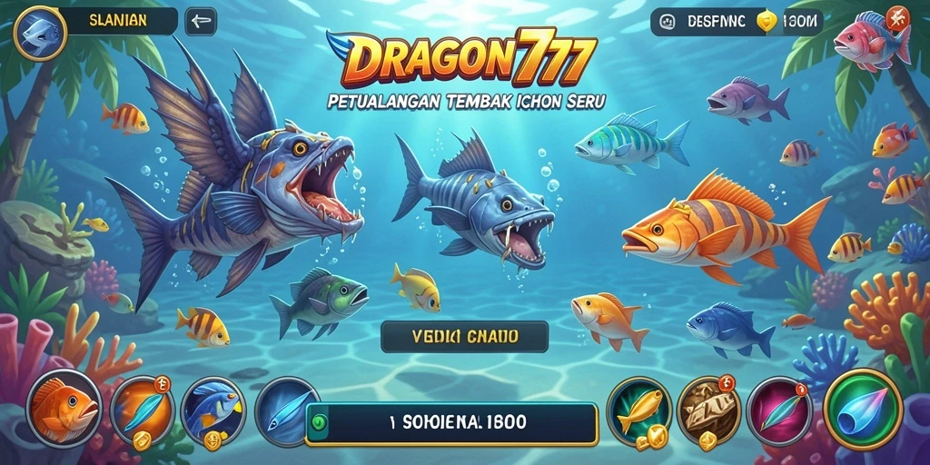 Gameplay seru menangkap ikan di DRAGON777.