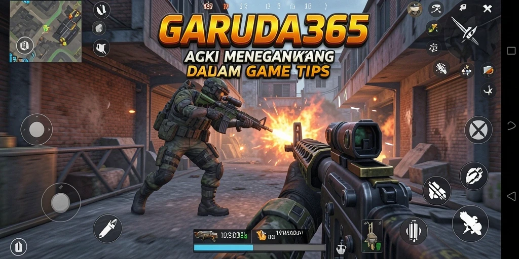 Screenshot gameplay GARUDA365 yang menunjukkan aksi pertempuran seru.