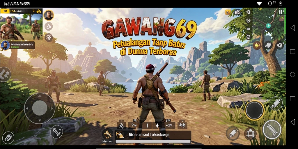 Tampilan gameplay yang imersif dalam dunia terbuka GAWANG69.