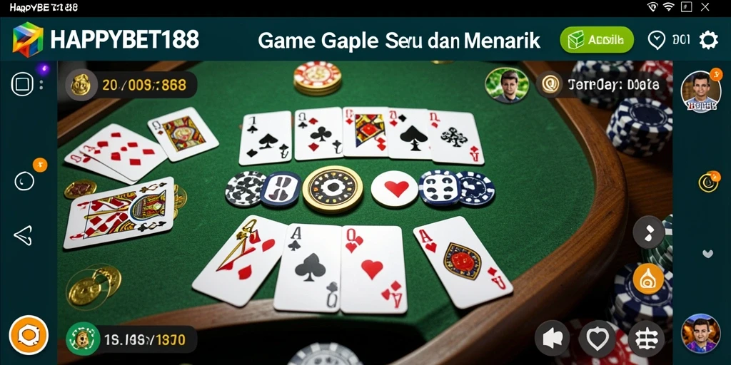 Tampilan gameplay seru di GAME HAPPYBET188