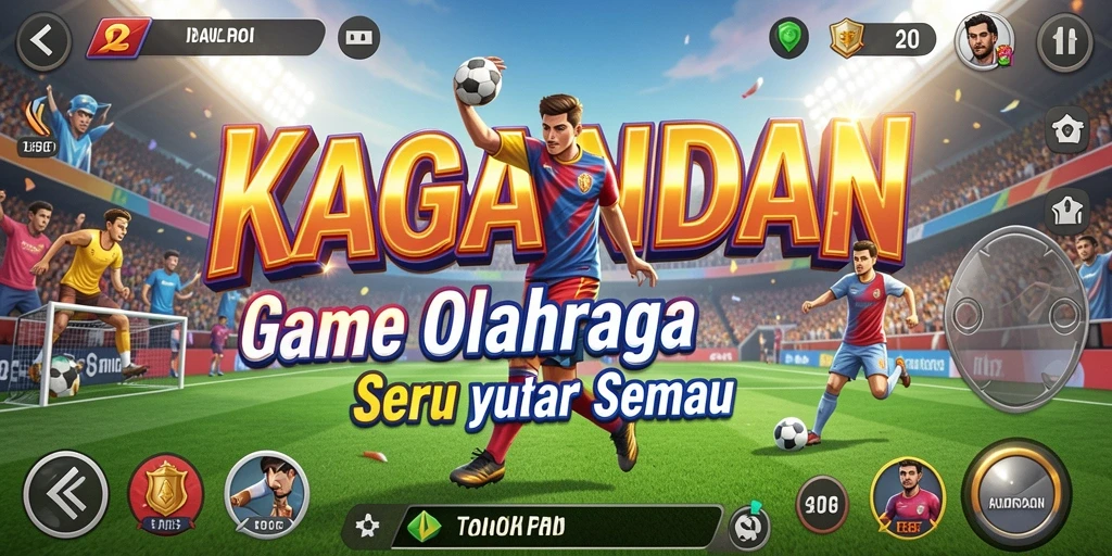 Tampilan utama gameplay KAGANDAN yang seru dan kompetitif.