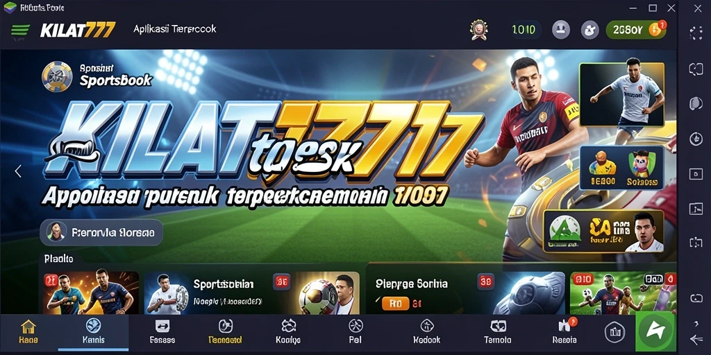 Screenshot utama KILAT777 menampilkan fitur taruhan yang menarik.