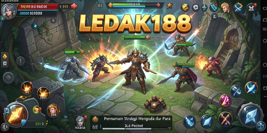 Tampilan gameplay seru dan interaktif dari LEDAK188.