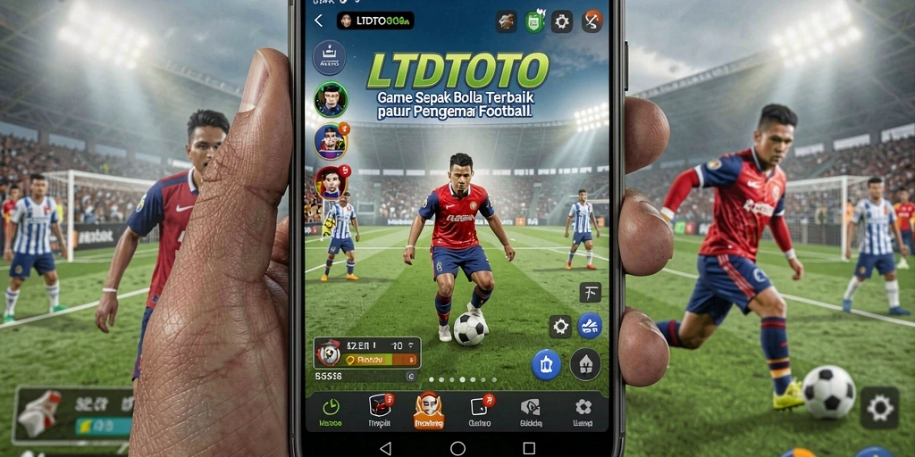 Gameplay menyeluruh LTDTOTO dengan aksi sepak bola yang intens.