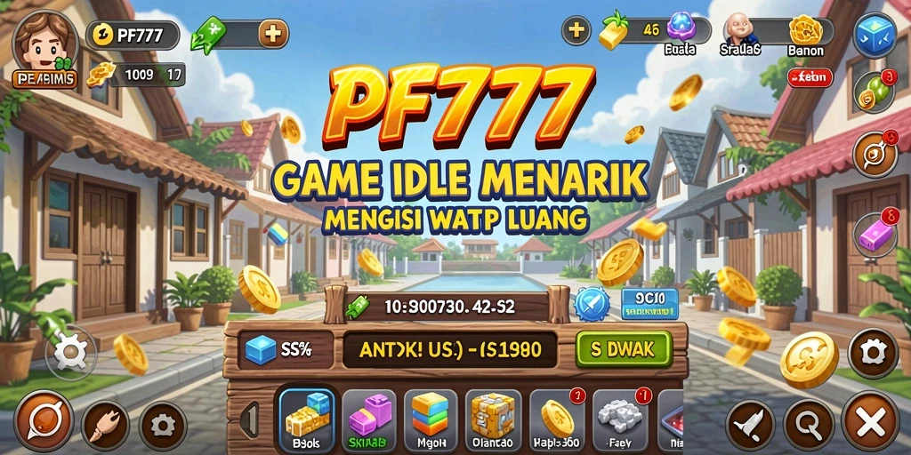 Tampilan gameplay PF777 yang santai dan menghibur untuk semua pemain.