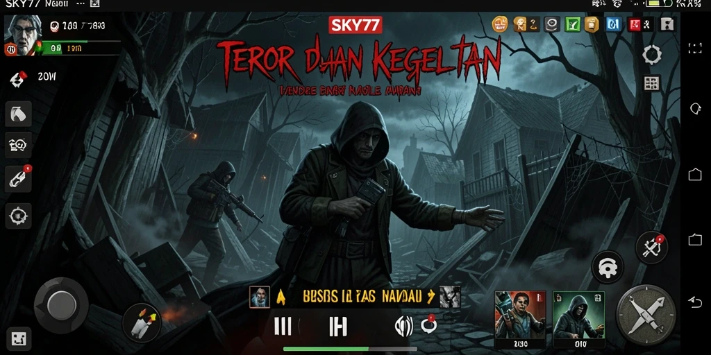 Interaksi menegangkan dengan makhluk di dunia Horror.
